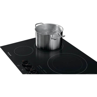 Frigidaire FGEC3648UB 36 Gallery Series Electric Cooktop, 5 Elements Ceramic Glass Cooktop Hot Surface Indicator, in Black