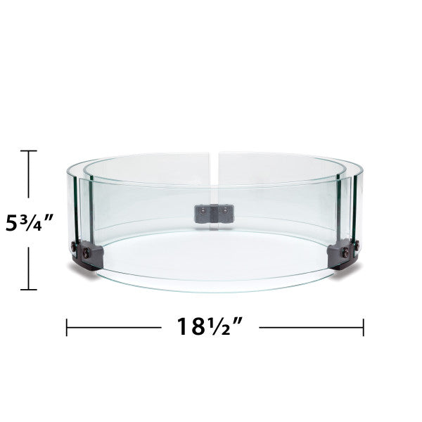TIKI Brand 18.5 Inch Propane Glass Surround