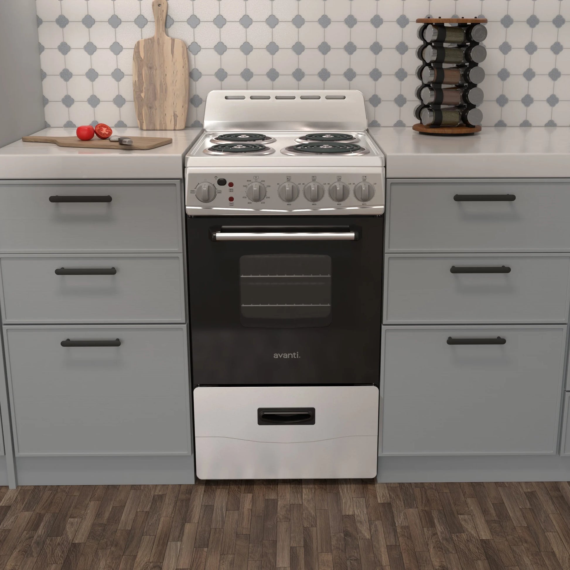 Avanti 20" Electric Range Oven with Framed Glass Door, in Stainless Steel (ERU200P3S)