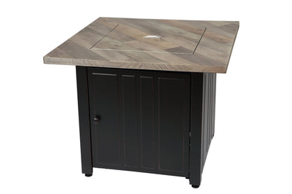 Endless Summer Harper LP Gas Outdoor Fire Pit Table with Fire Glass and Cover - GAD15299ES