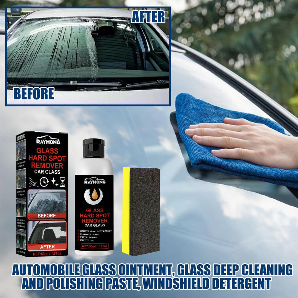 Tohuu Car Glass Polishing Compound Glass Coat Paint Protection 50ml Ceramic Coating Windshield Hydrophobic Protection For Glass With Sponge Car Exterior Restorer Waterless Car Wash. competent