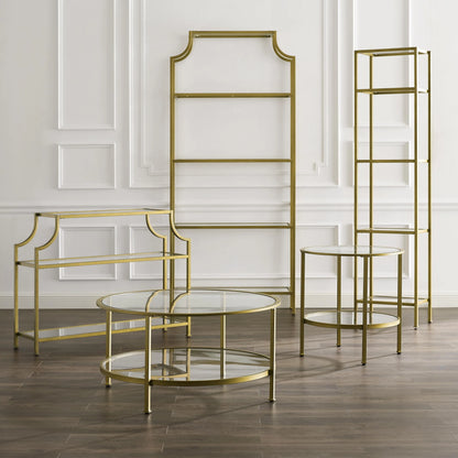 Crosley Furniture Aimee Glass Console Table