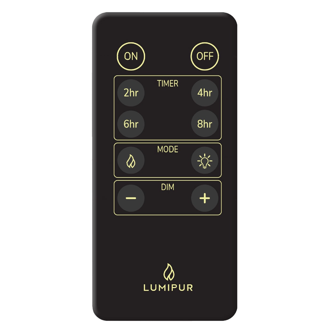 LumiPur 6-piece Flameless LED Candles Design Series Glass with Remote
