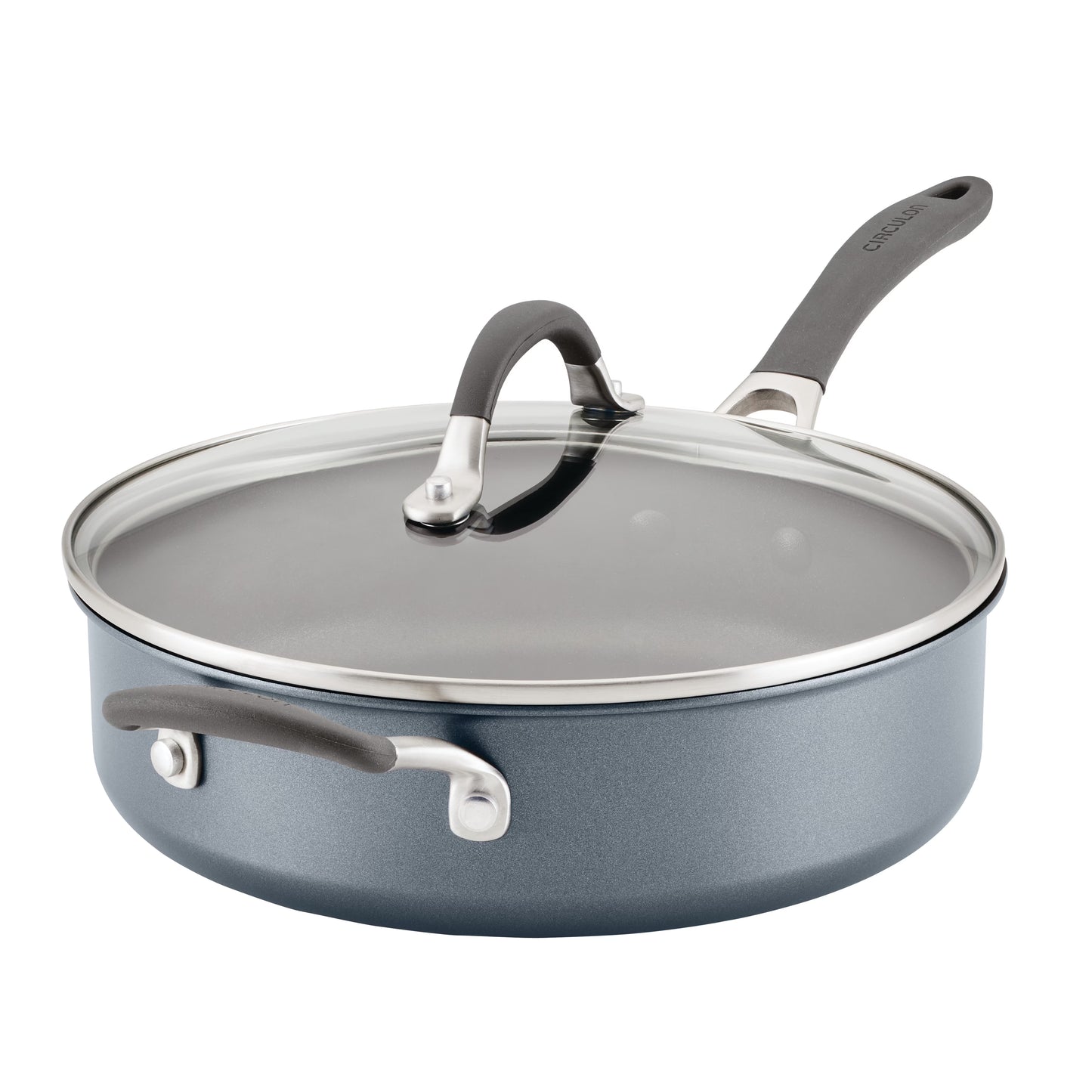 Circulon A1 Series 5-Quart Nonstick Induction Saut Pan with Tempered Glass Lid, Graphite