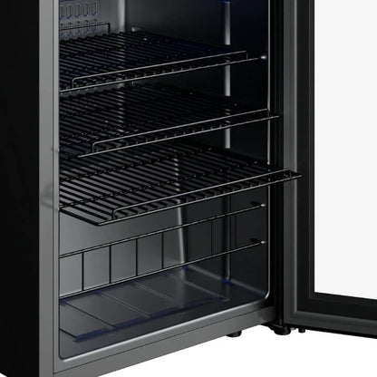 Yeego Beverage Cooler Refrigerator, Freestanding Beverage Fridge with Glass Door,102 Cans