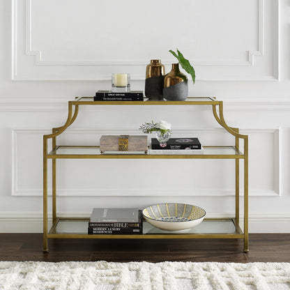 Crosley Furniture Aimee Glass Console Table