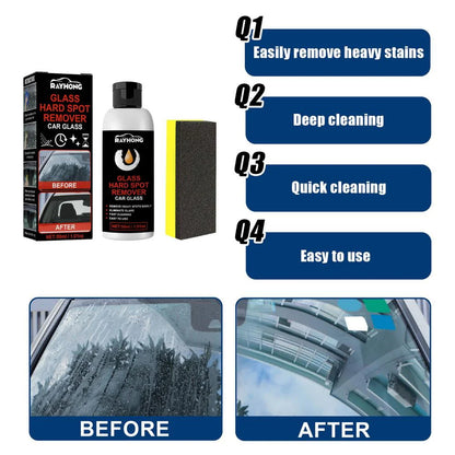 Tohuu Car Glass Polishing Compound Glass Coat Paint Protection 50ml Ceramic Coating Windshield Hydrophobic Protection For Glass With Sponge Car Exterior Restorer Waterless Car Wash. competent