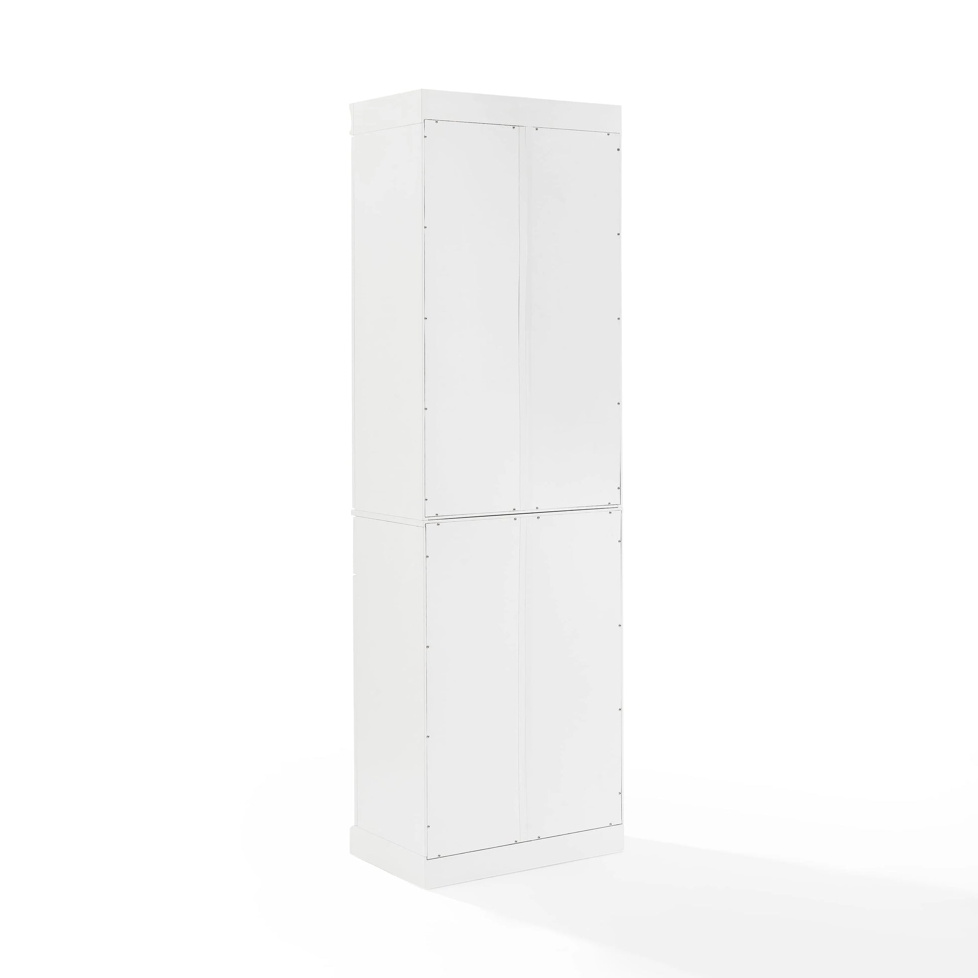 Crosley Brands Stanton 2Pc Glass Door Pantry Set White - 2 Pantries