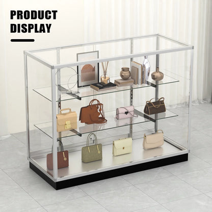 48° D * 20° W * 38° H - full vision glass display case