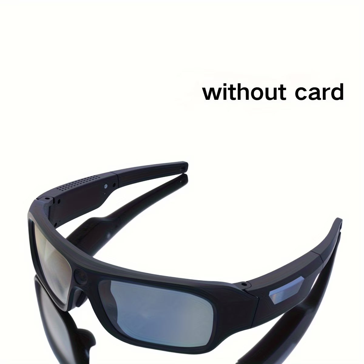 4K Camera Glasses - UHD Sports Action Cam with 64GB Card, 2-Hour Recording for Cycling, Motorcycle & Fishing, Hands-Free Body Camera (Black)