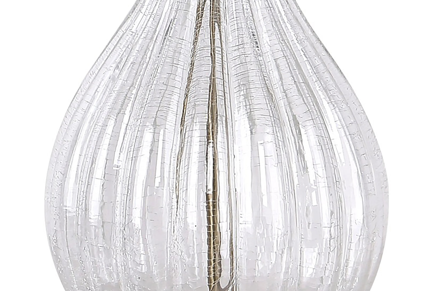 LumiSource Clear Jenny 27" Glass Table Lamp - Set of 2
