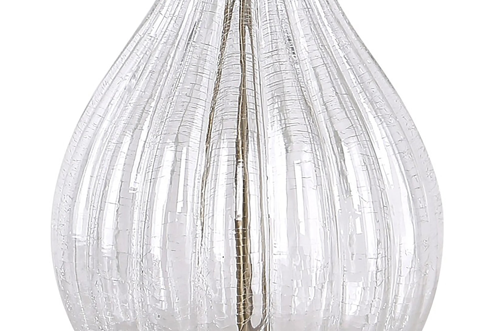 LumiSource Clear Jenny 27" Glass Table Lamp - Set of 2