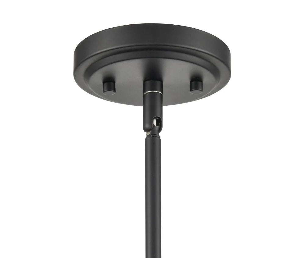 Millennium Lighting Ashford 1 Light Mini-Pendant in Multiple Finishes with a Clear Glass Shade Matte Black Matte N/A