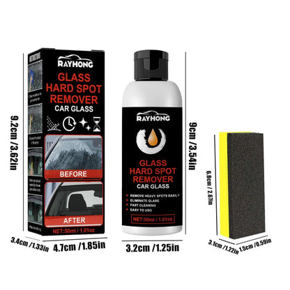 Tohuu Car Glass Polishing Compound Glass Coat Paint Protection 50ml Ceramic Coating Windshield Hydrophobic Protection For Glass With Sponge Car Exterior Restorer Waterless Car Wash. competent