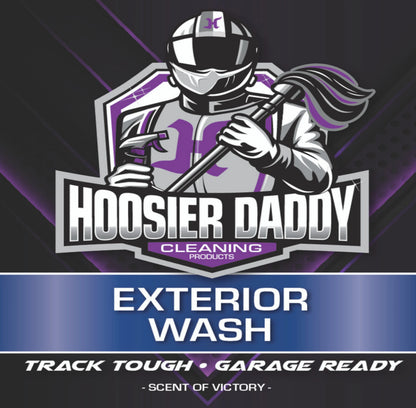 Hoosier Daddy 16oz Car Exterior Cleaner Concentrate - Removes Dirt, Bugs, & Road Grime - Safe for Paint, Glass, & Chrome - Dilutes for Multiple Uses(12-Pack)