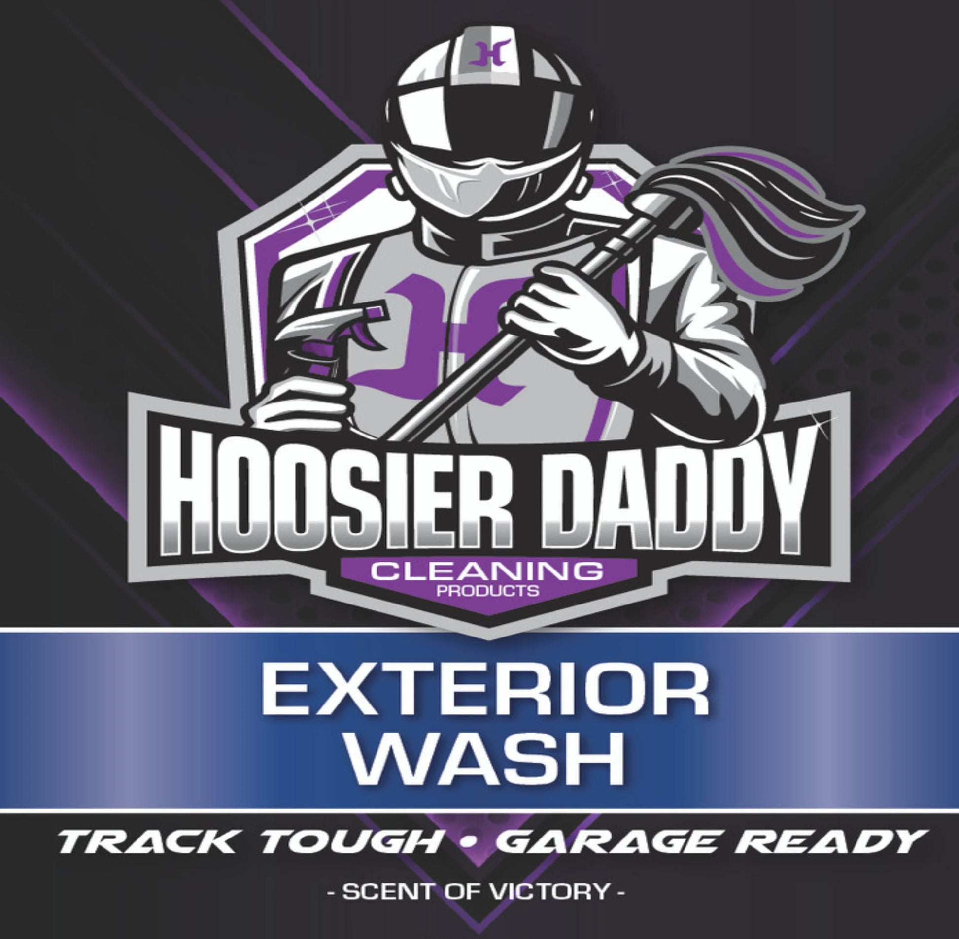 Hoosier Daddy 16oz Car Exterior Cleaner Concentrate - Removes Dirt, Bugs, & Road Grime - Safe for Paint, Glass, & Chrome - Dilutes for Multiple Uses(10-Pack)
