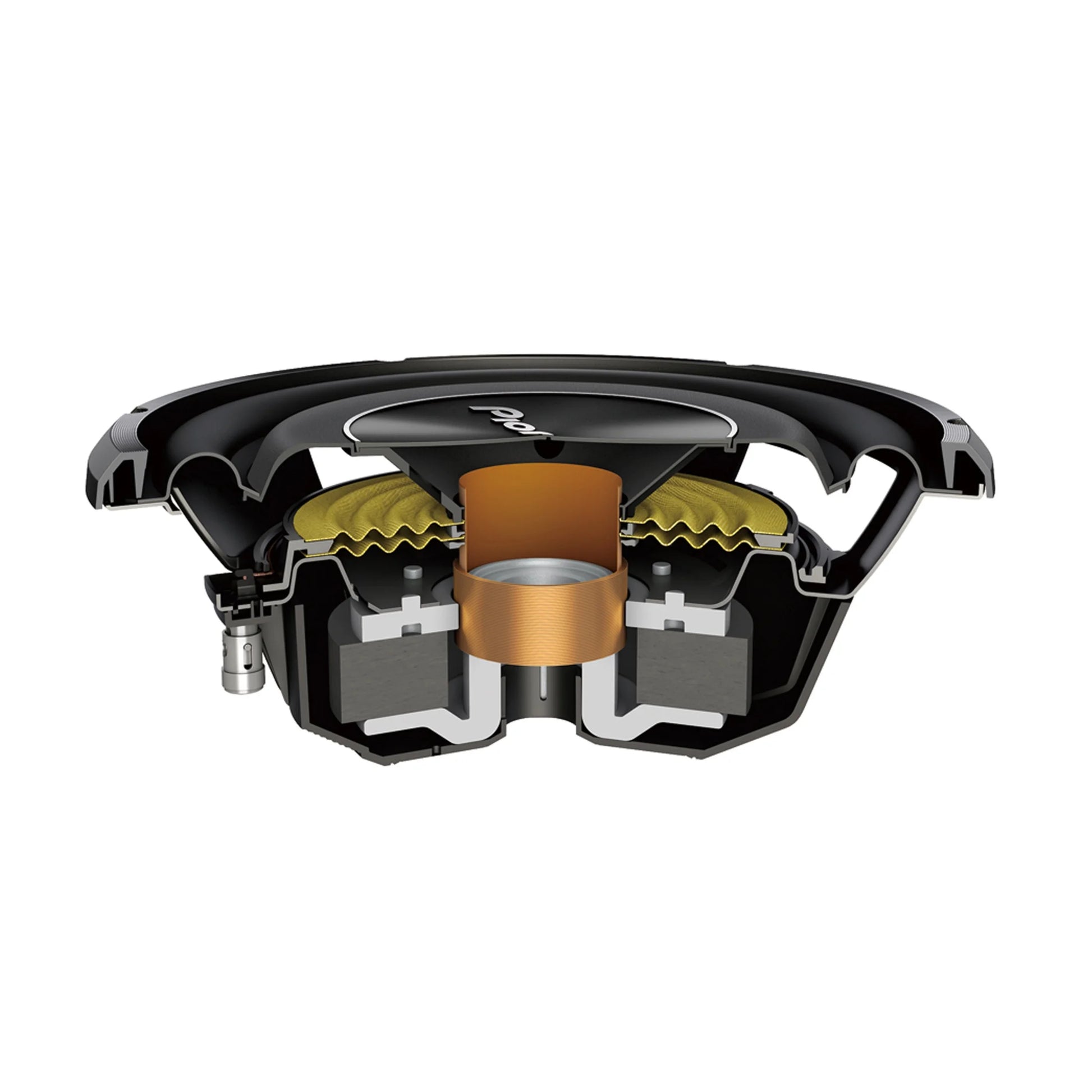 Pioneer TS-A2500LS4 10" - 1200 W Max power, Glass-fiber & Mica reinforced IMPP Cone, Single 4? Voic