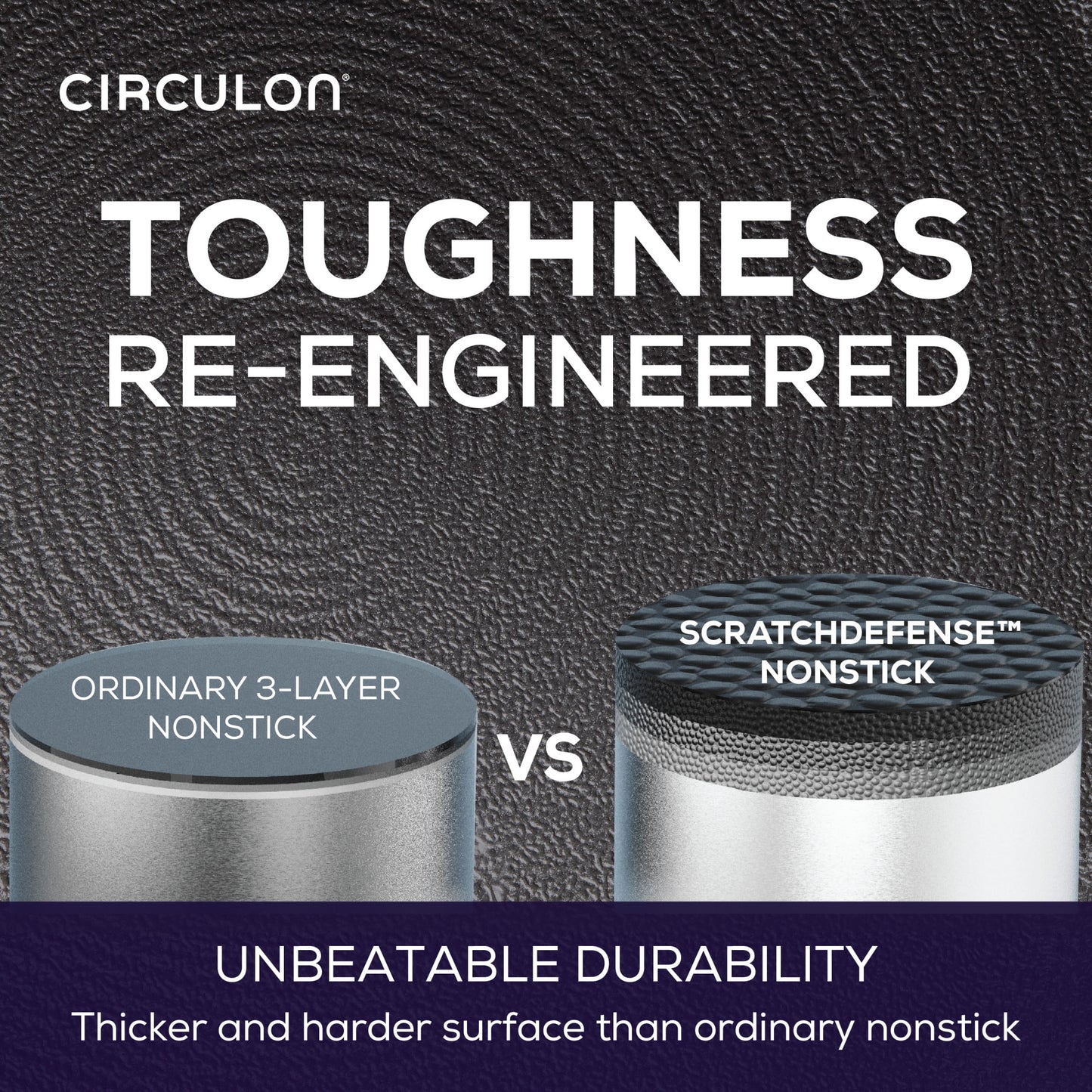 Circulon A1 Series 5-Quart Nonstick Induction Saut Pan with Tempered Glass Lid, Graphite