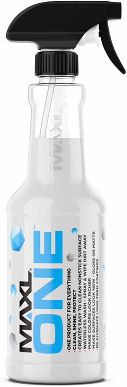 MAXLONE 20oz Car Spray with Triphene, Quick Spray & Wipe All Purpose Waterless Detailer, Better Than Any Car Detailing Kit - Clean, Shine, Protect Paint, Glass, Wheels, and Trim Without Pre-Washing