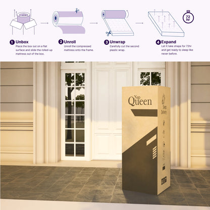 NapQueen Isabella 14'', Queen Hybrid Pillow Top Mattress, Fiberglass-Free, Adult