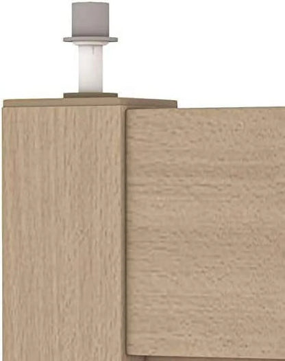 LTL Home Products Pinecroft Tuscany Decorative Glass/Raised Panel Interior Bifold Solid Pine Wood Door, 24" x 80", Unfinished Pine 24x80 Inch