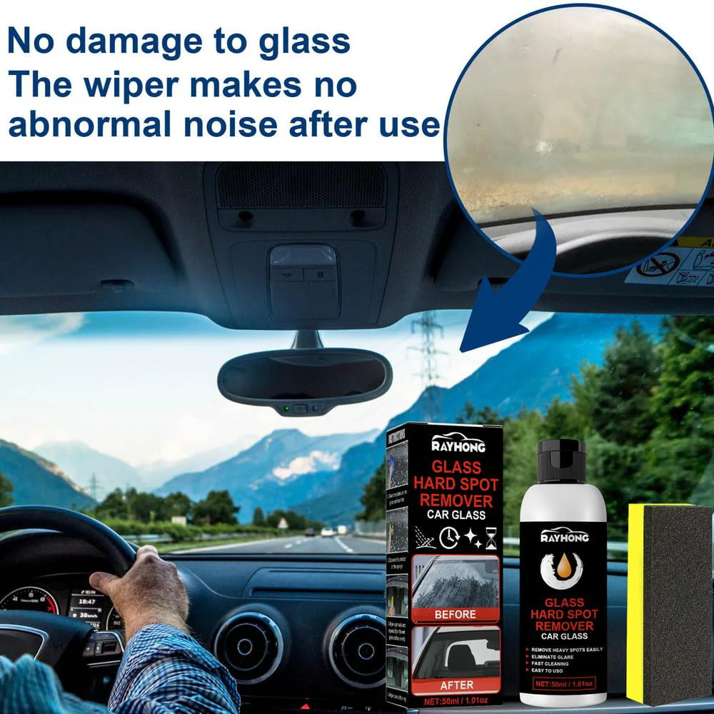 Tohuu Car Glass Polishing Compound Glass Coat Paint Protection 50ml Ceramic Coating Windshield Hydrophobic Protection For Glass With Sponge Car Exterior Restorer Waterless Car Wash. competent