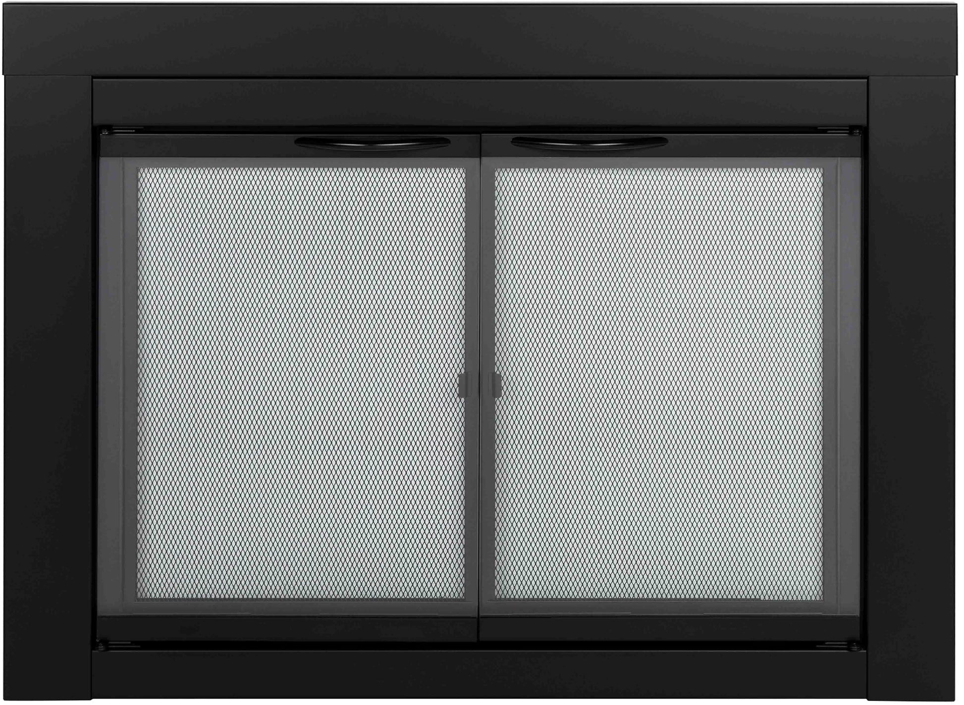 Pleasant Hearth Warming AN-1012 Alpine Fireplace Glass Door for Masonry Fireplaces, Large, Black