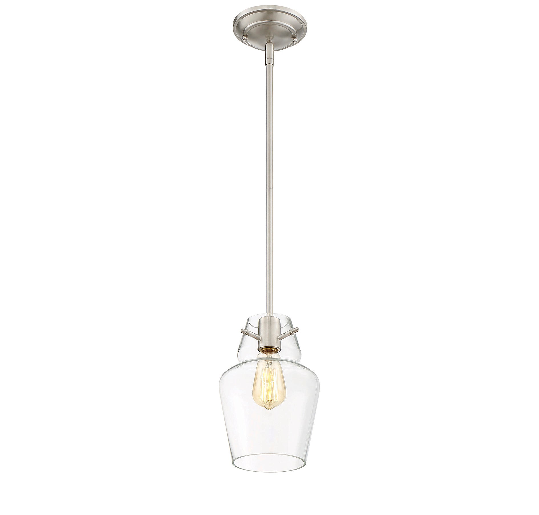 Savoy House Glass Filament Mini Pendant in English Bronze - 7-4134-1-13