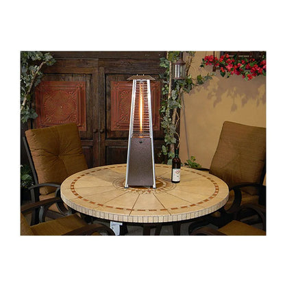 AZ Patio Heaters Tabletop Quartz Glass Tube Liquid Propane heater, Stainless