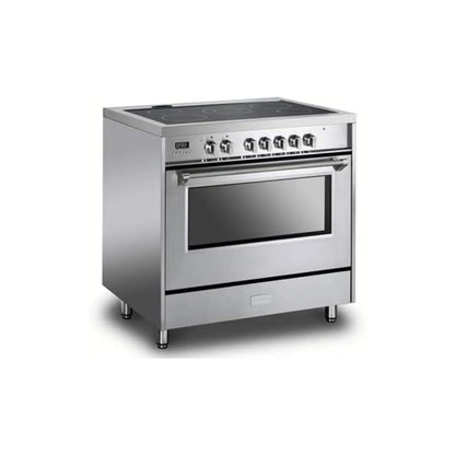 Roromall 36" Electric Range with 5 Heating Elements Convection Oven 4.3 Cu. Ft. Capacity, 7 Functions Professional Electric Range Oven with Smooth Glass Top, Stainless Steel