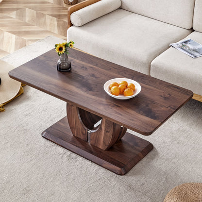 Coffee Tables Contemporary Minimalist Double Layer Tempered Glass Coffee Table - 27.5" Top and 23.6" Bottom.Reinforced Glass Tabletop,Stainless Steel Silver Plated Legs.,End Tables