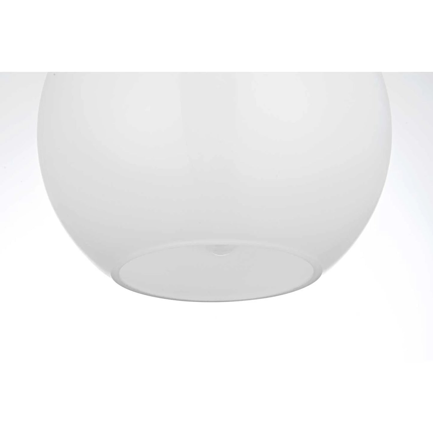 Baxter 3 Lights Brass Pendant With Frosted White Glass