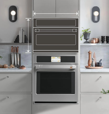 Cafe Csb913mv 30" Wide 1.7 Cu. Ft. Electric Single Oven - Platinum Glass