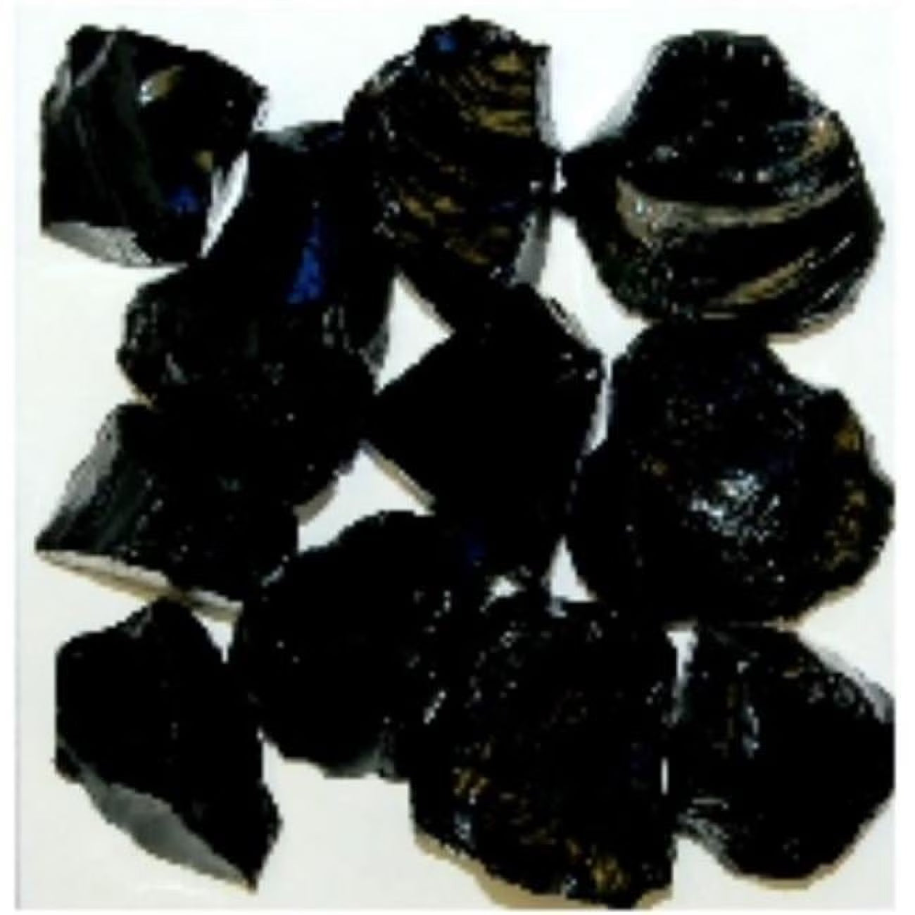 American Specialty Glass LPURPLEM-50 Recycled Chunky Glass, Purple - Medium - 0.5-1 in. - 50 lbs
