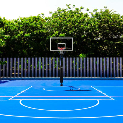 Spalding "888TM" Series 60 In. Tempered Glass In-Ground Basketball Hoop