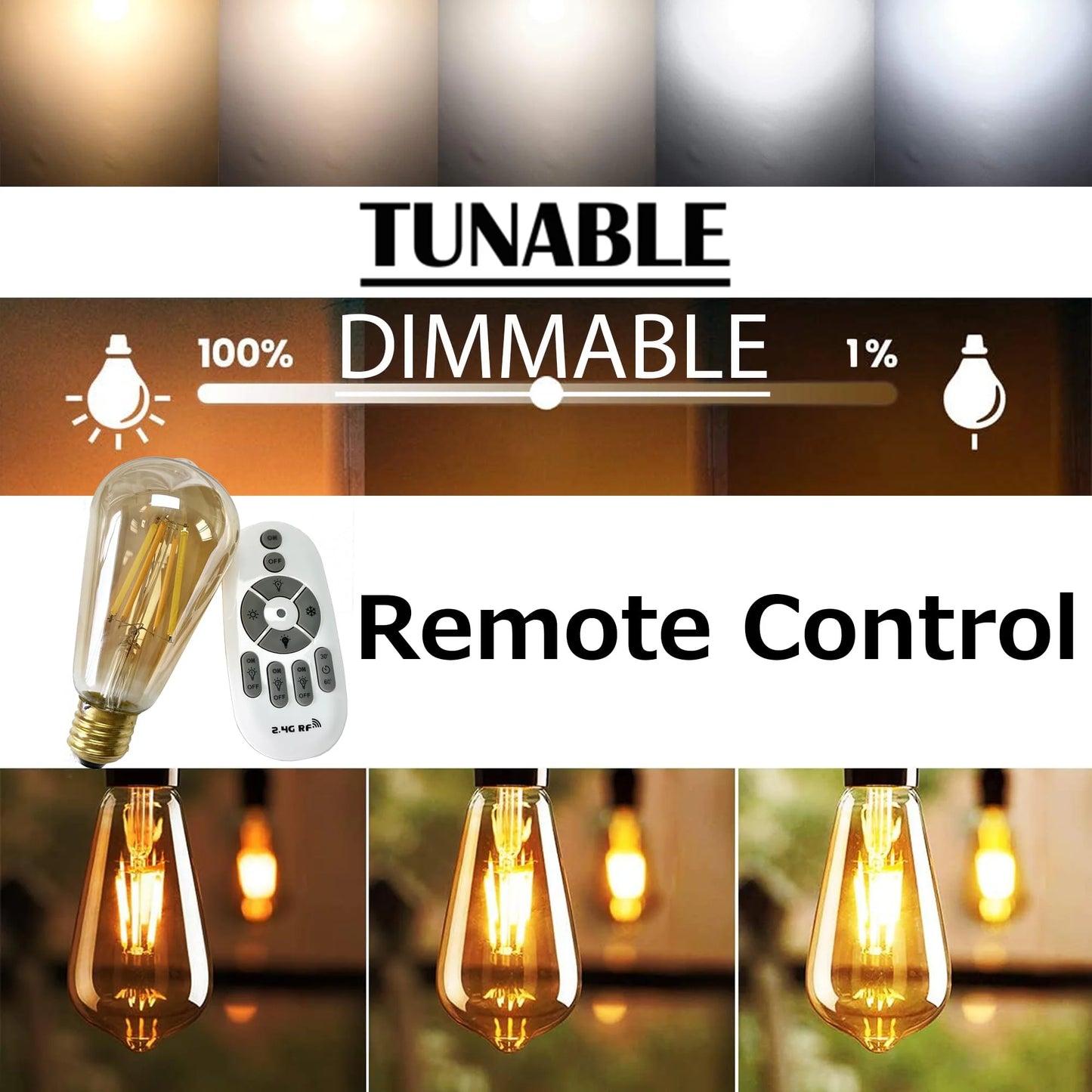 FSLiving 3-Head Glass Hanging Light with 15ft Plug-in Cord Nickel Decorative Plug In Ceiling Light Remote Control Hallway Pendant Light,Industrial Semi Flush Mount for Living Roon Bedroom