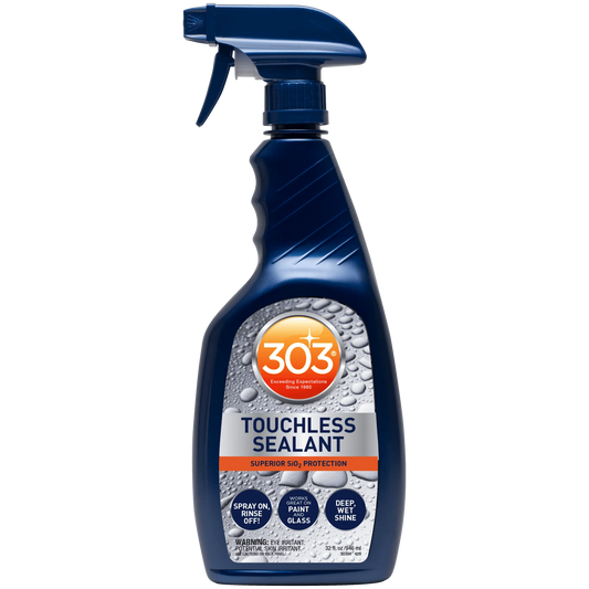 303 Touchless Sealant - SiO2 Water Activated Paint & Glass Protection - Spray On, Rinse Off - Lasts 2x Longer Than Wax - Deep, Wet Shine, 32 fl. oz. (30394CSR) Packaging May Vary