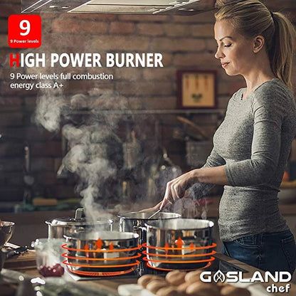 Gasland Chef 30" Built-in Electric Cooktop, 4 Burners Ceramic Glass Electric Cooktop