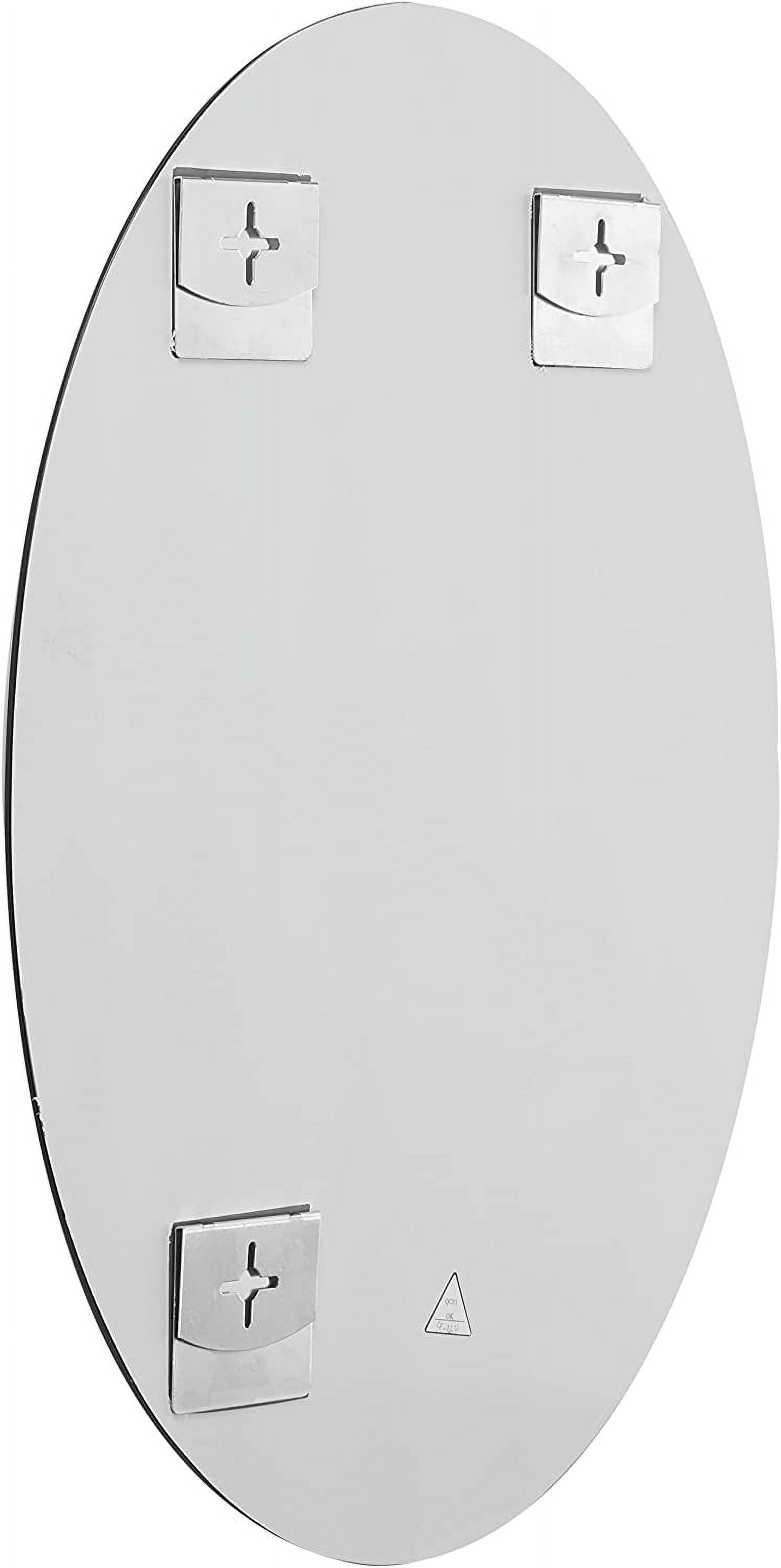 Oval Frameless Mirror By Spancraft Glass