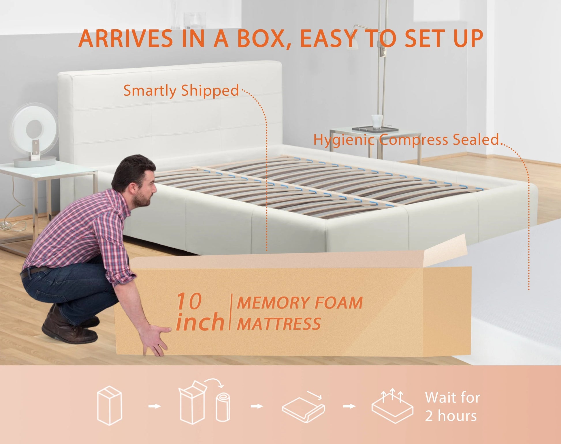 YRLLENSDAN King Size Mattress Medium Firm Mattress Fiberglass Free Certipur-Us Certified Cool Sleep & Comfy Support King Mattress in a Box King Bed Mattress King Memory Foam Mattress, 5 Inch