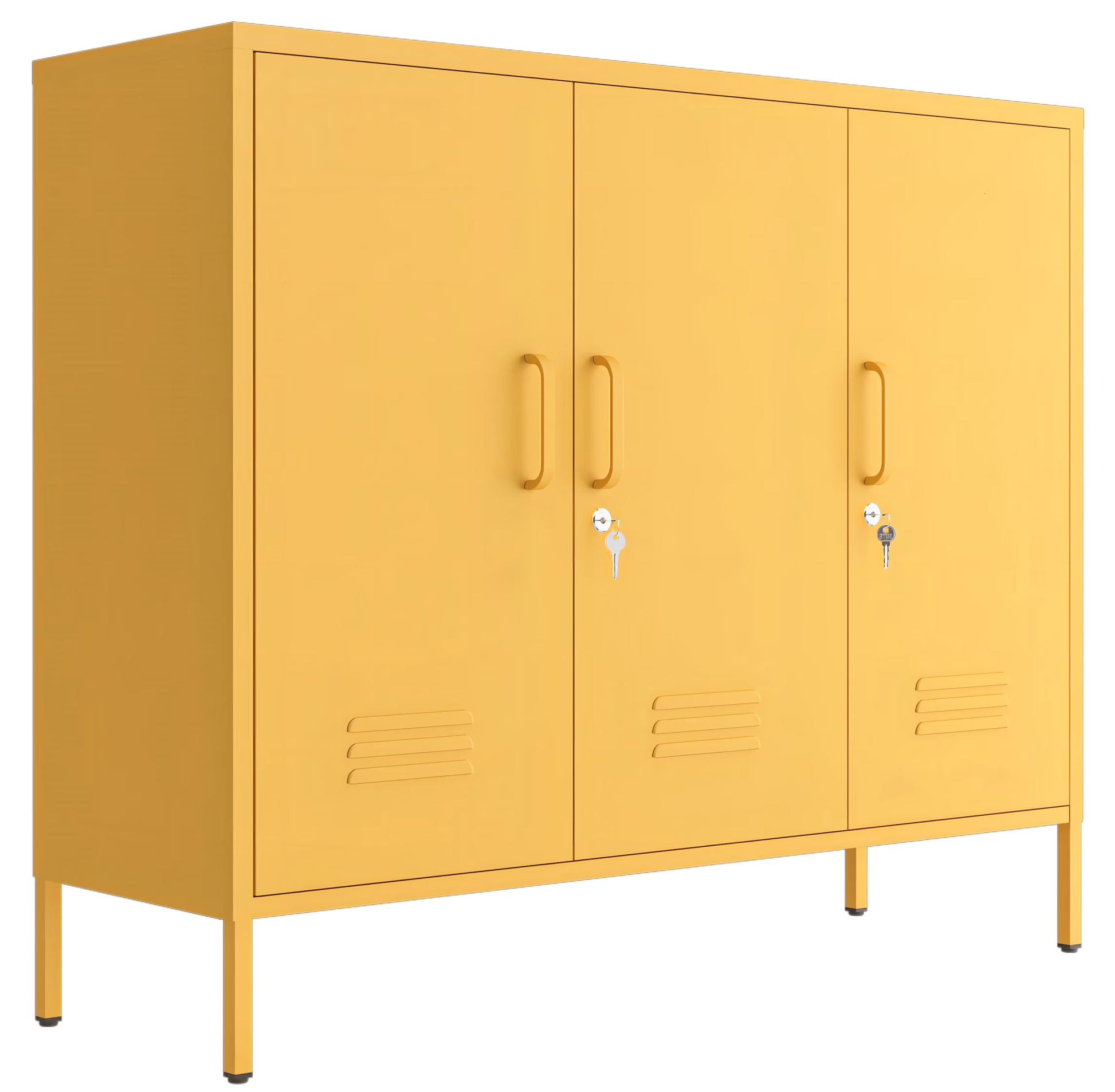 33 Inch Glass And Metal Storage Cabinet Adjustable Shelves 2 Door Lockable Lockers 3 Layer Multipurpose Lockers Laundry Room Or Utility Room Cabinet Home Purple Size 33"H X 29.5"W X 13.8"D