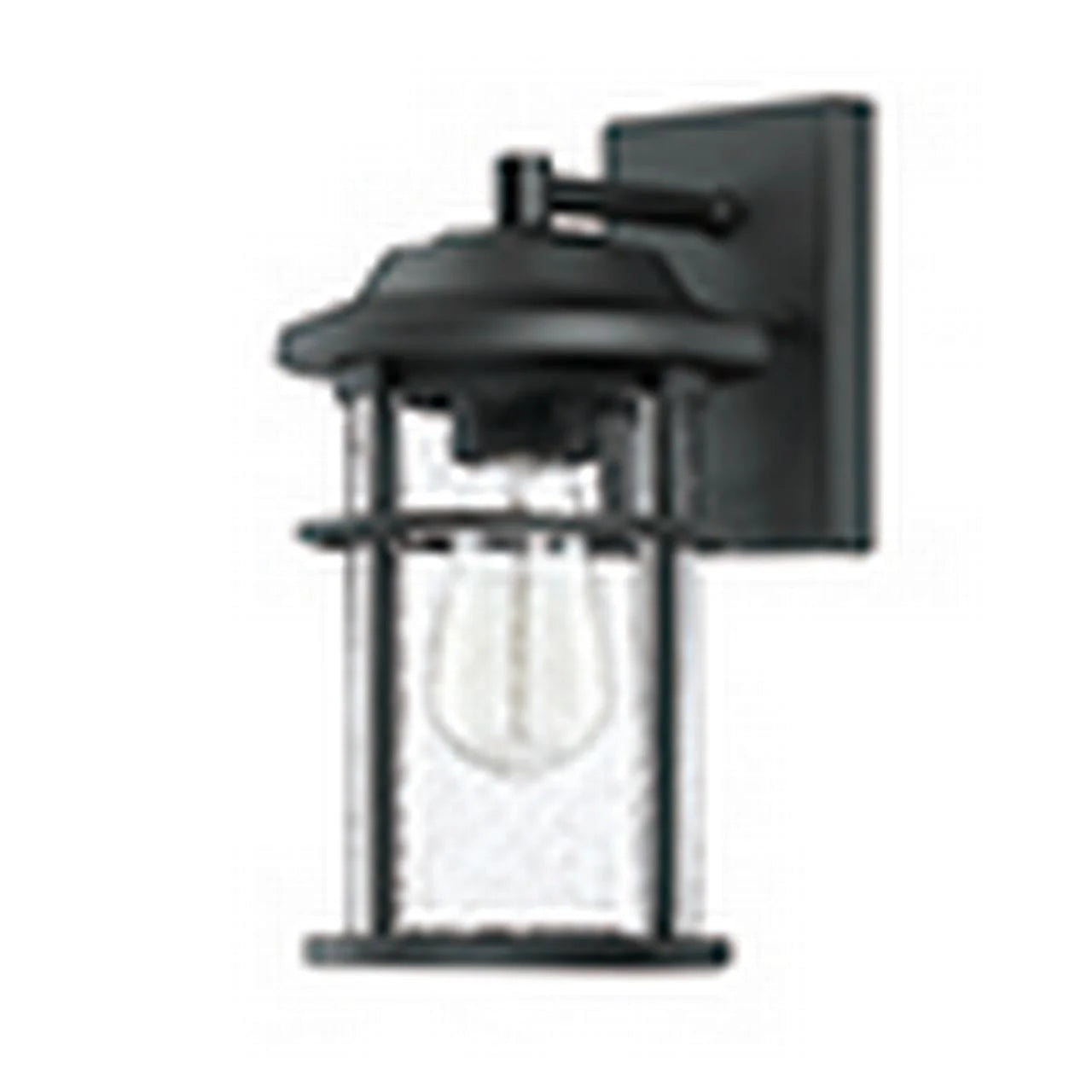Dark Bronze Outdoor Light Fixture Wall Mount for Porch, House, Doorway, Hallway, Exterior with Seeded Glass Shade