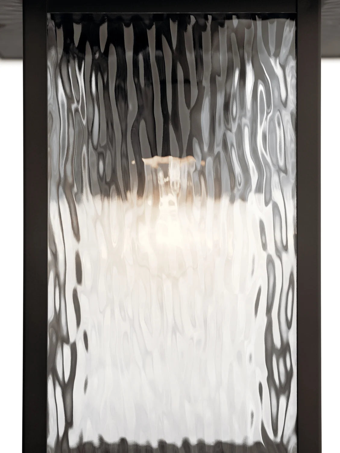 Kichler Capanna 16" 1 Light Olde Bronze Outdoor Wall Sconce with Clear Water Glass