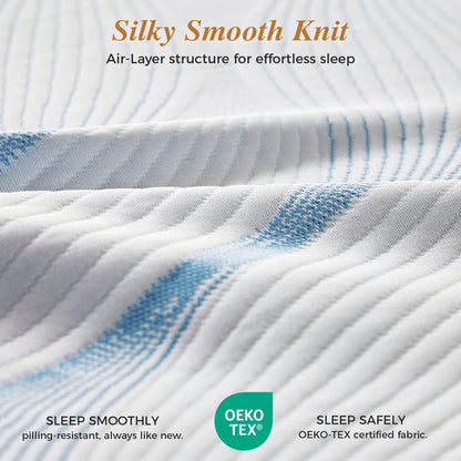 Sailvan Memory Foam Mattress in a Box ,10 Inch Full size Mattress,Medium Firm, Zoned Pressure Relief, Fiberglass free,Certified Safe Foams & Fabric