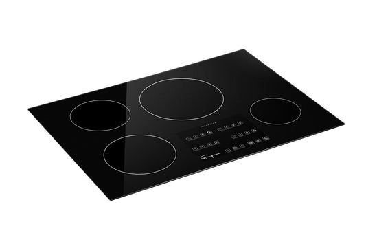 Empava 30° EMPV-IDC30 Induction Cooktop with 4 Booster Burners on Black Vitroceramic Glass