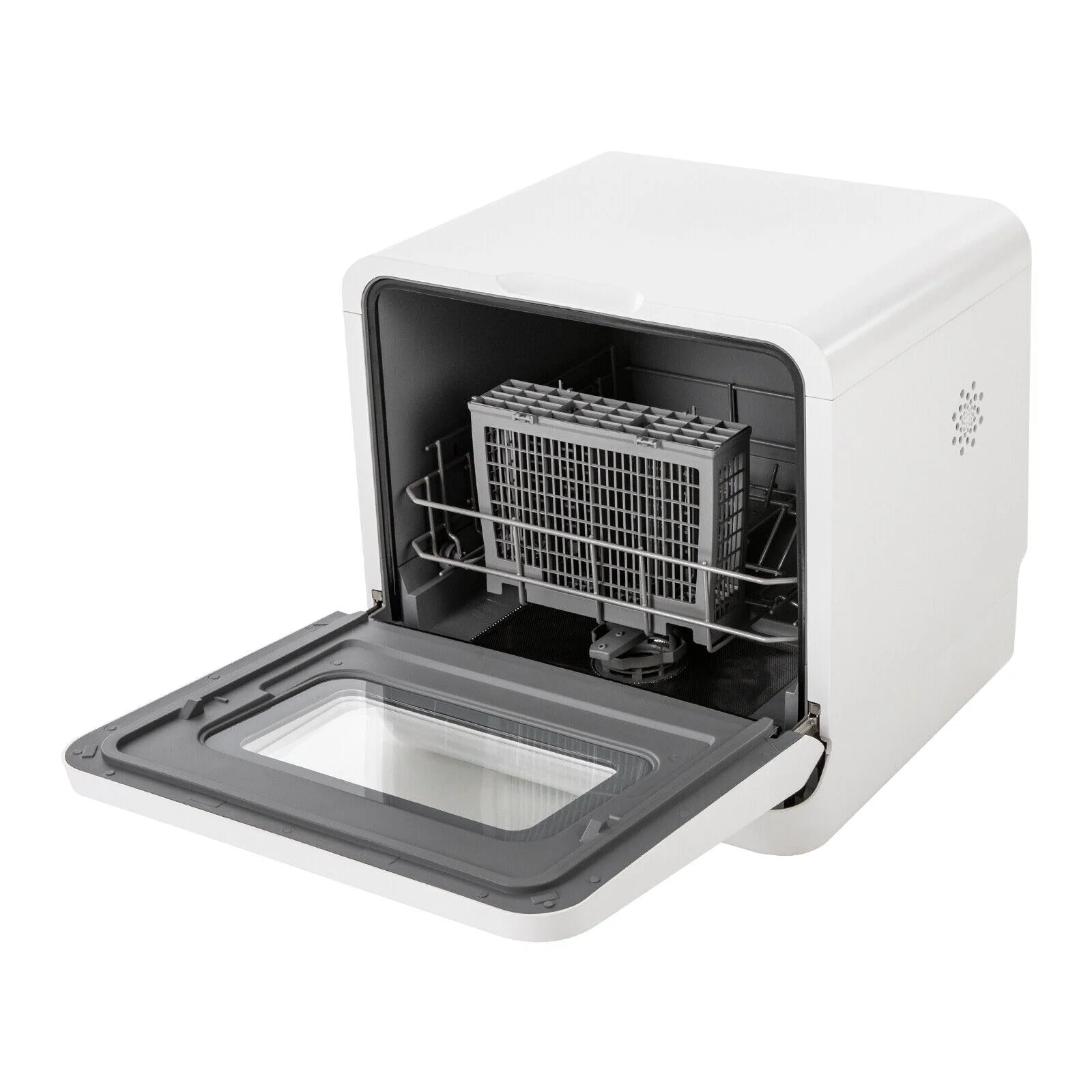 785W 3-in-1 Function Portable Compact Countertop Mini Dishwasher with Water Tank Leak-Proof Air Dry for Cleaning Saucers, Cups, Serving Platters, Glasses