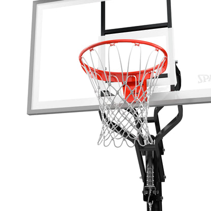 Spalding 60 In. Tempered Glass U-Turn In Ground Basketball Systems Hoop