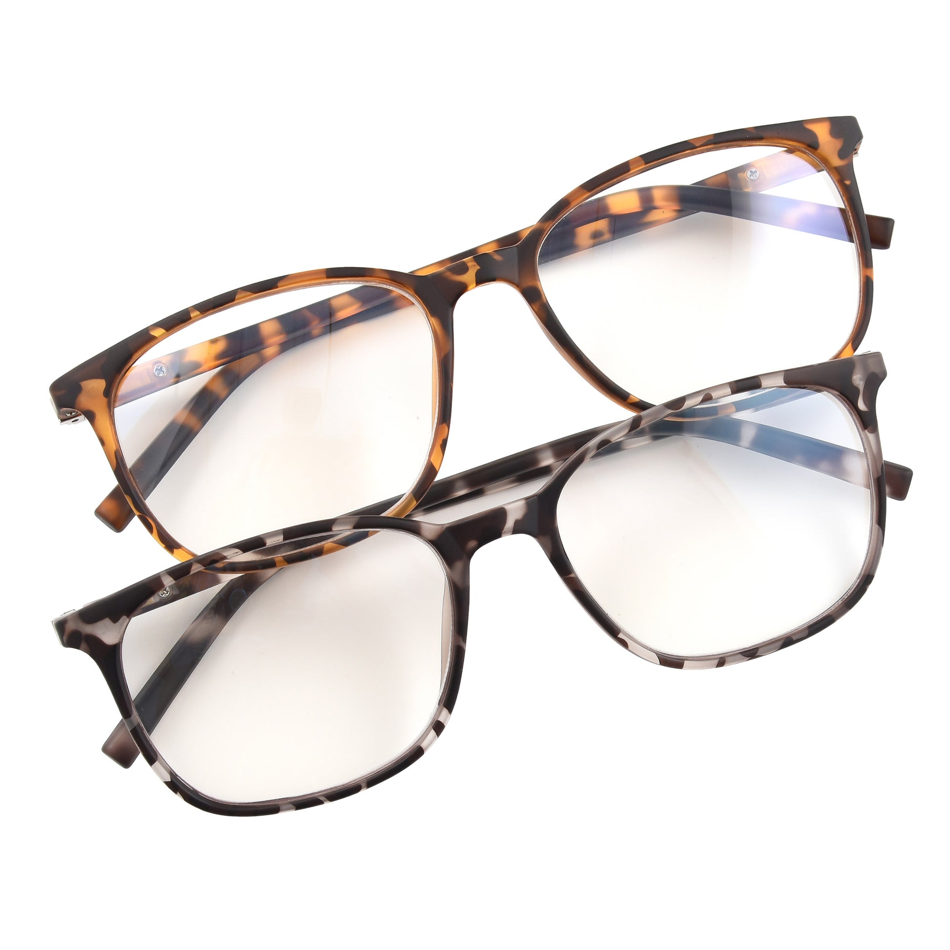 Design Optics by Foster Grant Eric Blue Light Reading Glasses, 2-pack