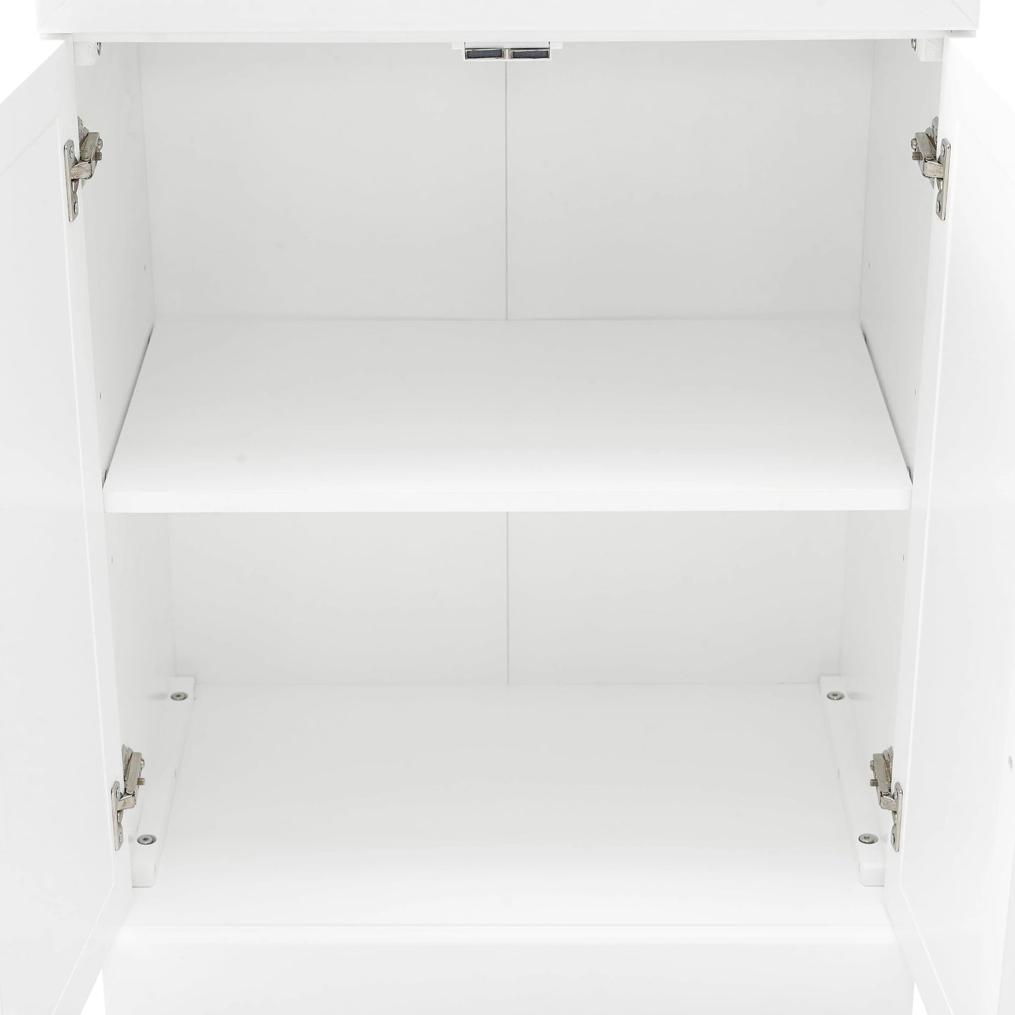 Crosley Brands Stanton 2Pc Glass Door Pantry Set White - 2 Pantries