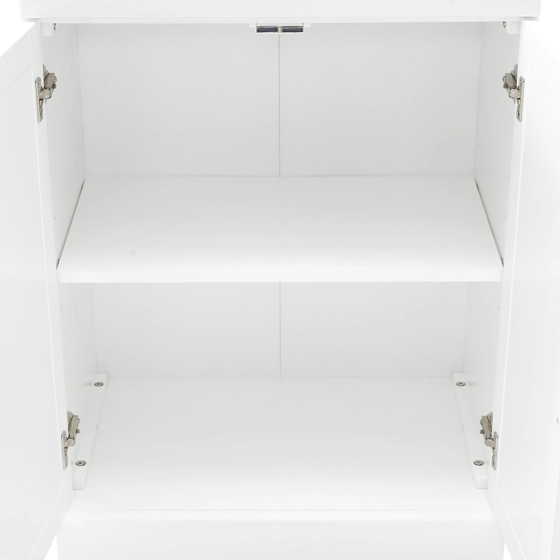Crosley Brands Stanton 2Pc Glass Door Pantry Set White - 2 Pantries